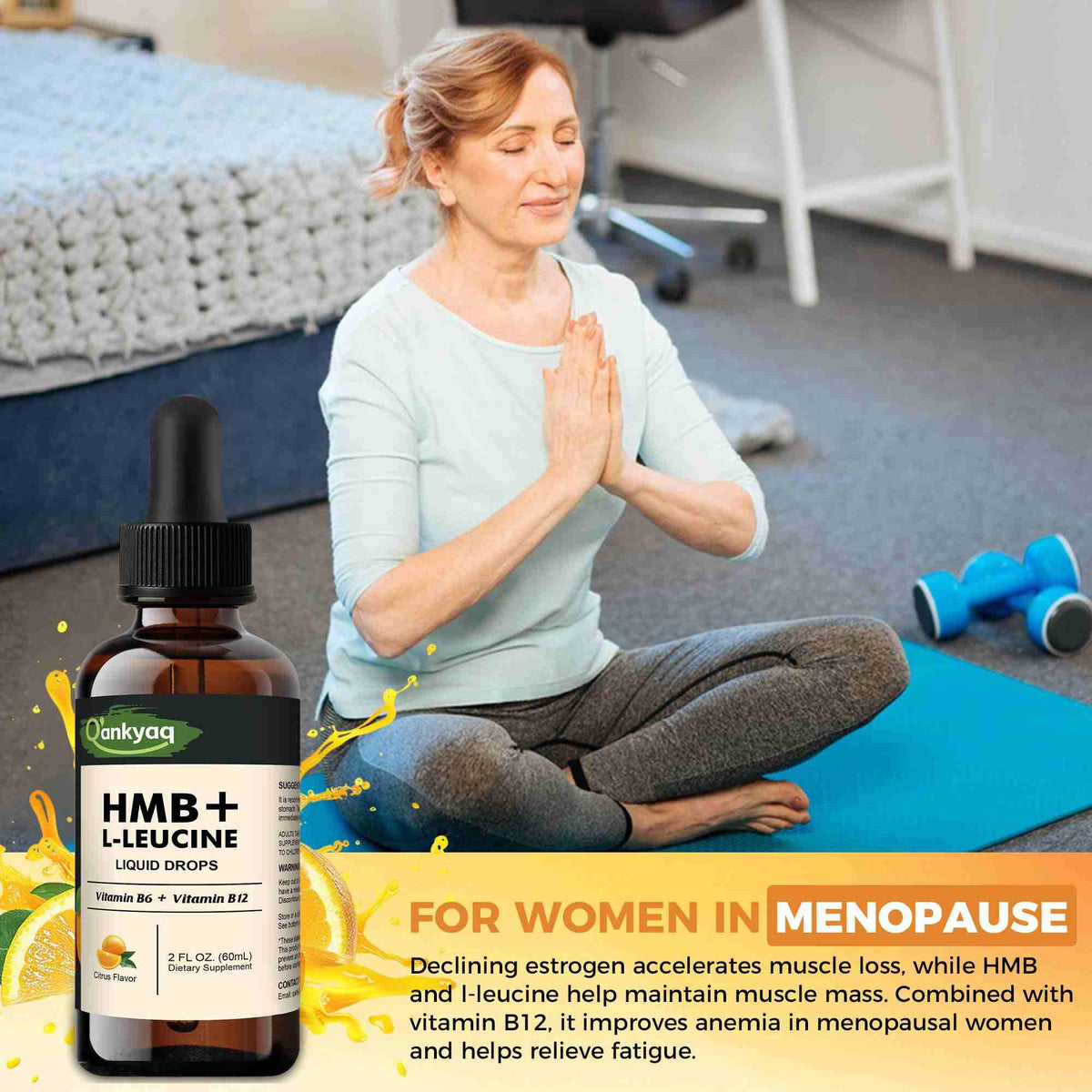 HMB + Leucine Drops with B6 & B12 — benefit detail