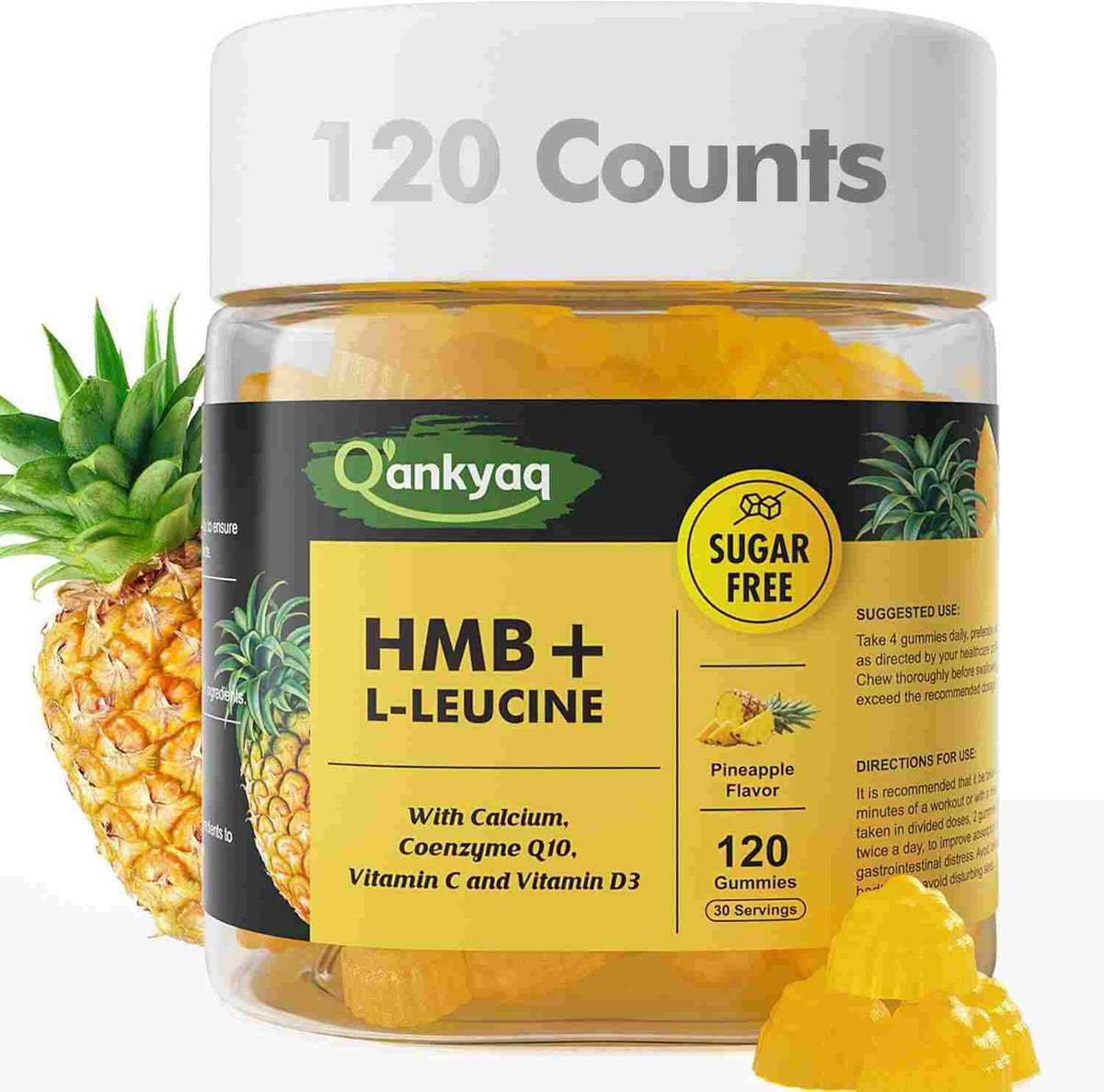 HMB + Leucine Gummies by q'ankyaq