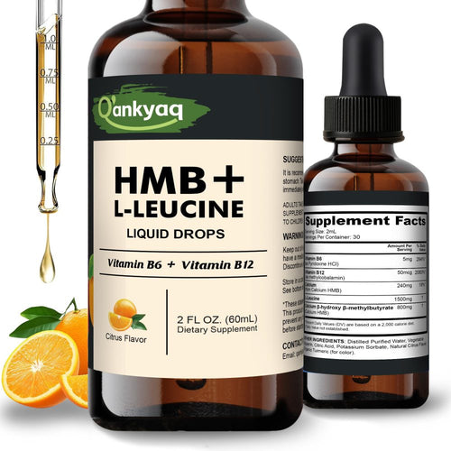 HMB + Leucine Drops with B6 & B12 by q'ankyaq
